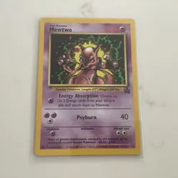 Mewtwo Promo Pokemon Card - 14 1999 Black Star - Image 1