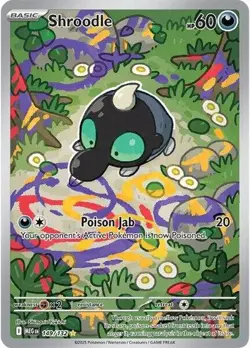 Shroodle - 149/132 Illustration Rare ME01: Mega Evolution NM Holofoil Pokemon - Image 1