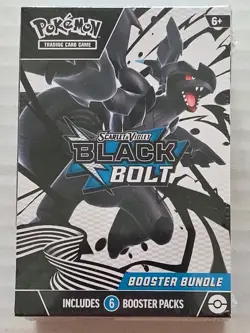 Pokemon TCG Pokemon Black Bolt Booster Bundle - Factory Sealed New - Image 1