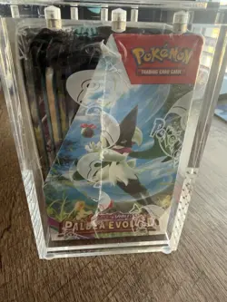 Paldea Evolved Booster Box Sealed (36 Packs) Acrylic Case Included 820650863493 - Image 2