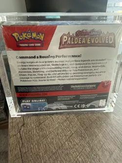 Paldea Evolved Booster Box Sealed (36 Packs) Acrylic Case Included 820650863493 - Image 3