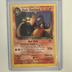 2000 Pokemon Rocket Non Holo Dark Charizard 21/82 Lightly Played - Image 1