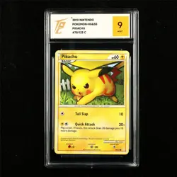TQG 9 MINT 2010 Pokemon ENG Pikachu 78/123 C - Image 1