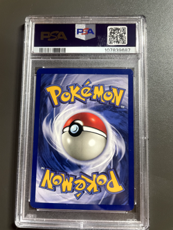 1999 Pokemon Fossil #7/62 Hitmonlee Holo Rare - PSA 7 NM - Image 2