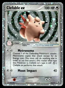Clefable ex #106/112 - Holo Ultra Rare - 2004 Pokemon FireRed & LeafGreen - NM - Image 1