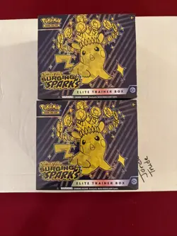 Pokemon TCG Scarlet & Violet Surging Sparks Elite Trainer Box ETB New Sealed - Image 1