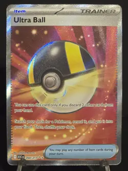 Ultra Ball Full Art Ultra Rare Trainer Item 264/217 - Pokemon Ascended Heroes - Image 3
