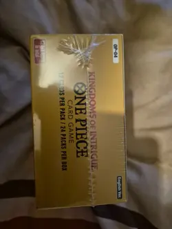 OP04 Kingdoms Of Intrigue English Booster Box SEALED One Piece OP-04 - Image 5
