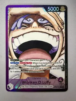 One Piece TCG - Emperors in the New World - Monkey.D.Luffy OP09-061 Alt Art - Image 1