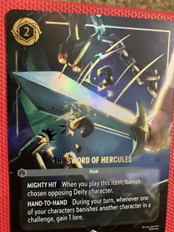 The Sword of Hercules (Enchanted) 240/204 - Disney Lorcana - NM Foil - Image 4