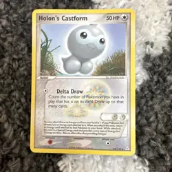 Pokemon Holon's Castform Holon Phantoms 44/110 Regular Uncommon 50 HP Basic Card - Image 1