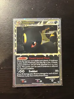 Pokemon TCG Umbreon Prime 86/90 Undaunted Holo Card - Image 1