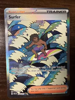 Surfer 293/217 Ascended Heroes Mega Evolution Pokemon Card SIR - Image 1