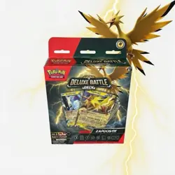 Pokemon Deluxe Battle Deck Zapdos ex 60 Cards Ready-to-Play Deck English 2023 - Image 1