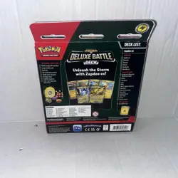 Pokemon Deluxe Battle Deck Zapdos ex 60 Cards Ready-to-Play Deck English 2023 - Image 3