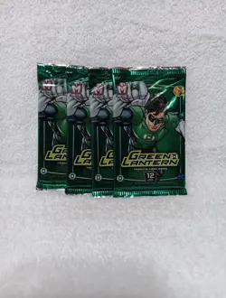 Panini GREEN LANTERN MetaX Trading Card Lantern 12-Card Pack Lot of 4 - Image 1