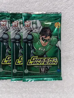 Panini GREEN LANTERN MetaX Trading Card Lantern 12-Card Pack Lot of 4 - Image 2