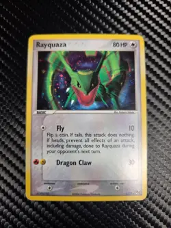 Rayquaza Pokemon Card Rare Holo 3/17 TCG Pop Series - Image 1