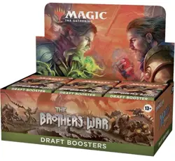 Magic The Gathering The Brothers' War Draft Booster Box 36Packs-Factory Sealed 195166150581 - Image 1