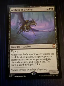 MTG Archon of Cruelty Modern Horizons 3 Commander Mythic NM - Image 1