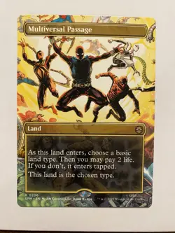 Multiverse Passage #206 Regular- Borderless - SPM Spider-Man MTG English LP - Image 1