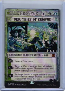 MTG Magic the Gathering Oko, Thief of Crowns (50/87) Breaking News - Image 1
