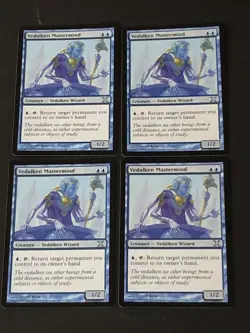 Vedalken Mastermind X4- 10th Edition Condition See Pics Front Back - Image 1