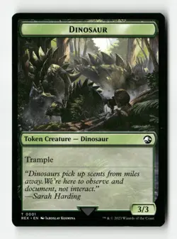 Dinosaur Token - Universes Beyond: Jurassic World Collection (REX) - Image 1