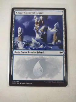 Snow-Covered Island - Kaldheim KHM Magic the Gathering MTG - NM+ #279 - Image 1