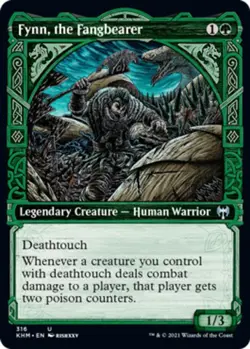 Fynn, the Fangbearer - Showcase - Kaldheim #316 MTG Magic The Gathering - Image 1