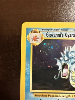 Giovanni’s Gyarados 5/132 Holo Rare Pokemon TCG Gym Challenge WOTC SWIRL MP - Image 2