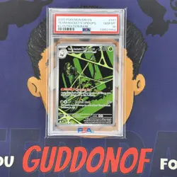 💎PSA 10 GEM MINT 2025 Pokemon Destined Rivals TEAM ROCKET'S SPIDOPS #187 IR - Image 1