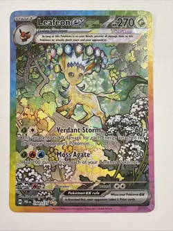Pokemon TCG Leafeon EX Sir 144/131 Prismatic Evolutions - Image 1