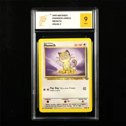 TQG 9 MINT 1999 Pokemon ENG Meowth 56/64 C - Image 1