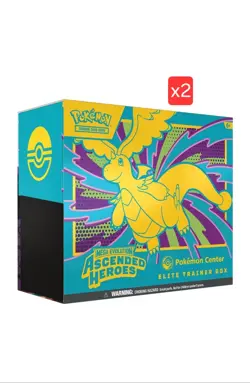 x2 Ascended Heroes Pokemon Center Elite Trainer Box (ETB) - PRESALE CONFIRMED - Image 1