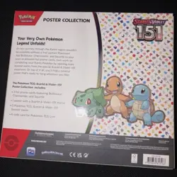 Pokemon TCG Scarlet & Violet 151 Poster Collection Box New Sealed 820650853166 - Image 2