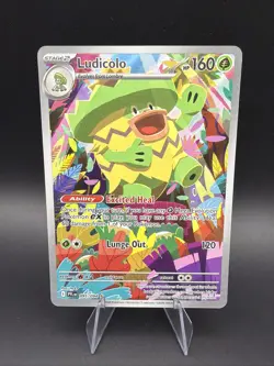 Ludicolo 095/094 English Illustration Rare Phantasmal Flames Pokemon Card TCG - Image 1