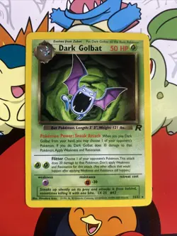 Dark Golbat 24/82 Team Rocket Regular Non-holo WOTC Pokemon Card Near Mint NM - Image 1