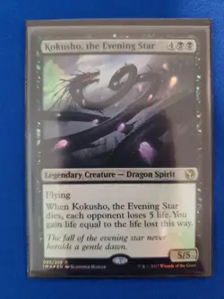 MTG Kokusho, the Evening Star Iconic Masters Foil Card LP - Image 1