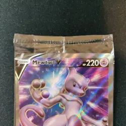 Mewtwo V SWSH229 Sword & Shield Promo Sealed Holo Pokemon Tcg Card Near Mint - Image 2