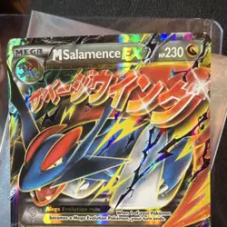Pokemon TCG M Salamence EX XY171 Promo Holo Mega 230 HP Dragon Card - Image 2