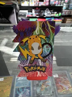 Raichu - Die Cut Embossed Cards (2001 Topps TV Animation Edition) 6 of 18 - MINT - Image 1