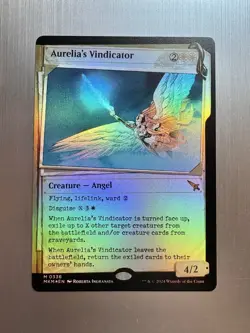 Aurelia’s Vindicator - 336 - MTG: Murders at Karlov Manor - Showcase - FOIL - Image 1