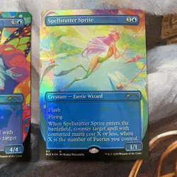 Spellstutter Sprite #117 & Mistbind Clique #116 (Foil) Secret Lair NM - Image 2