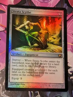 MTG *FOIL* Scars Of Mirrodin Rare STRATA SCYTHE SP - Image 1