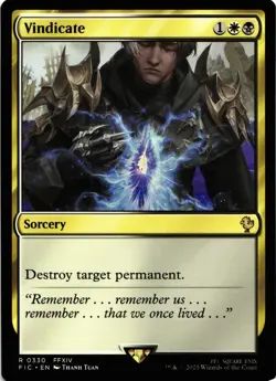 Magic the Gathering FIC Vindicate Regular Rare FFXIV 2025 - Image 1