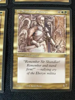 4X MTG Sir Shandlar of Eberyn NM+ Unplayed English Legends Magic the Gathering - Image 3