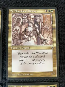 4X MTG Sir Shandlar of Eberyn NM+ Unplayed English Legends Magic the Gathering - Image 4