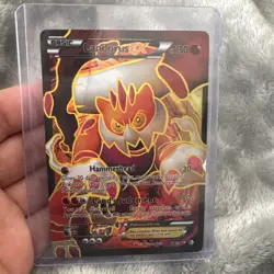 Pokemon Landorus-EX Ultra Rare Full Art Holo Boundaries Crossed 144/149 - Image 4