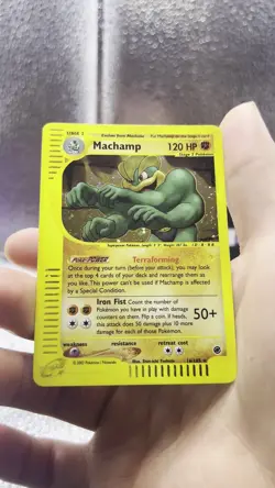 Machamp Holo Rare Expedition 16/165 2002 WOTC Vintage Pokemon NM - Image 2